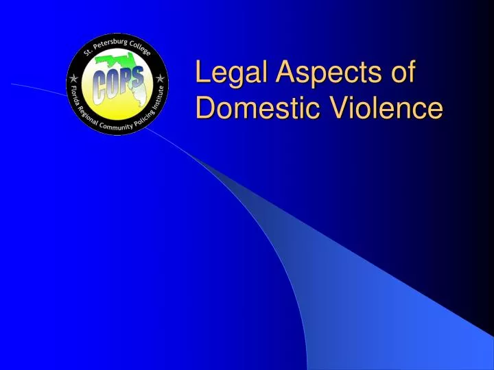 legal aspects of domestic violence n.