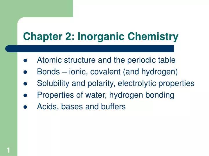 inorganic chemistry thesis