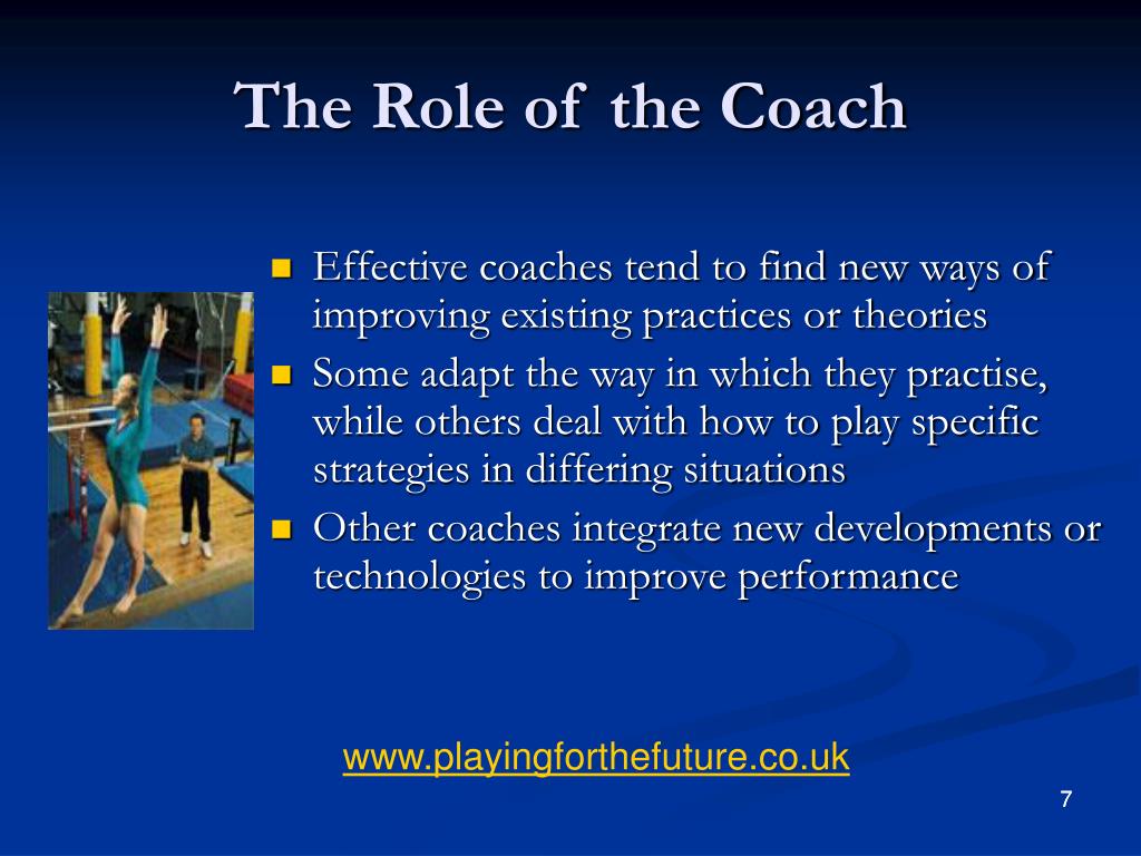 PPT - The Roles of a Sports Coach PowerPoint Presentation, free download -  ID:687593
