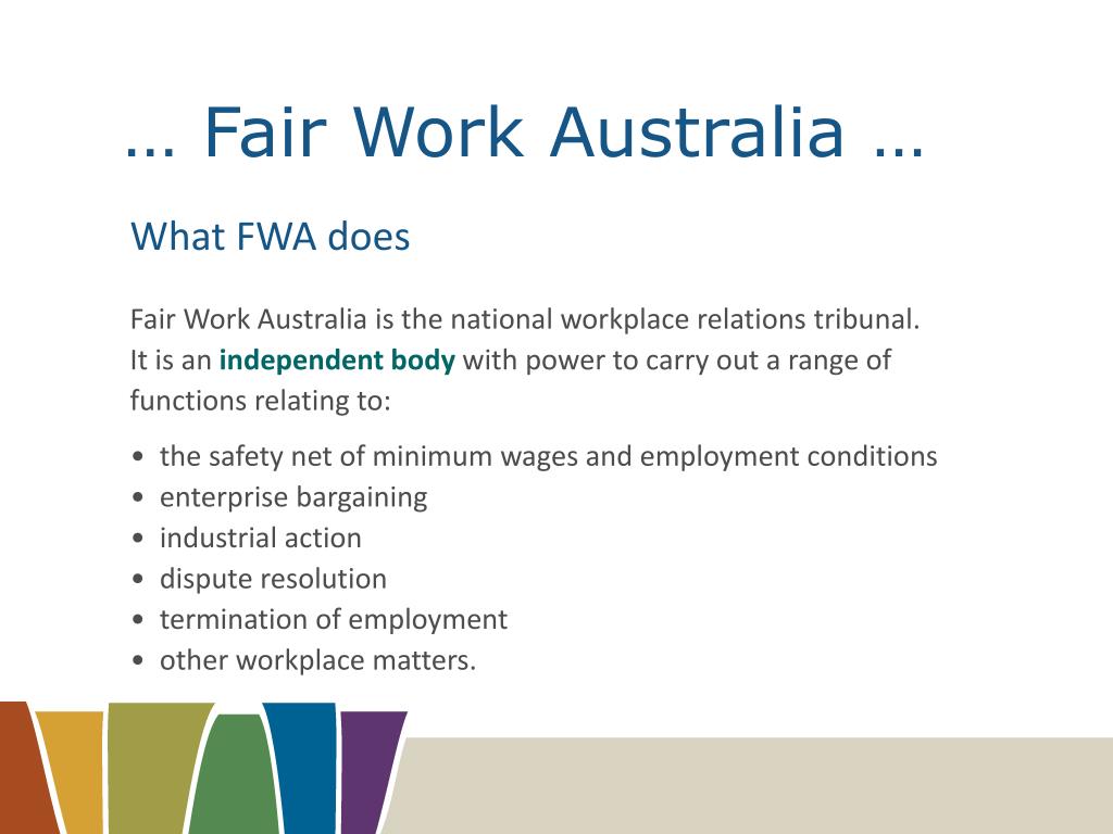 PPT The Fair Work System and Modern Awards PowerPoint Presentation
