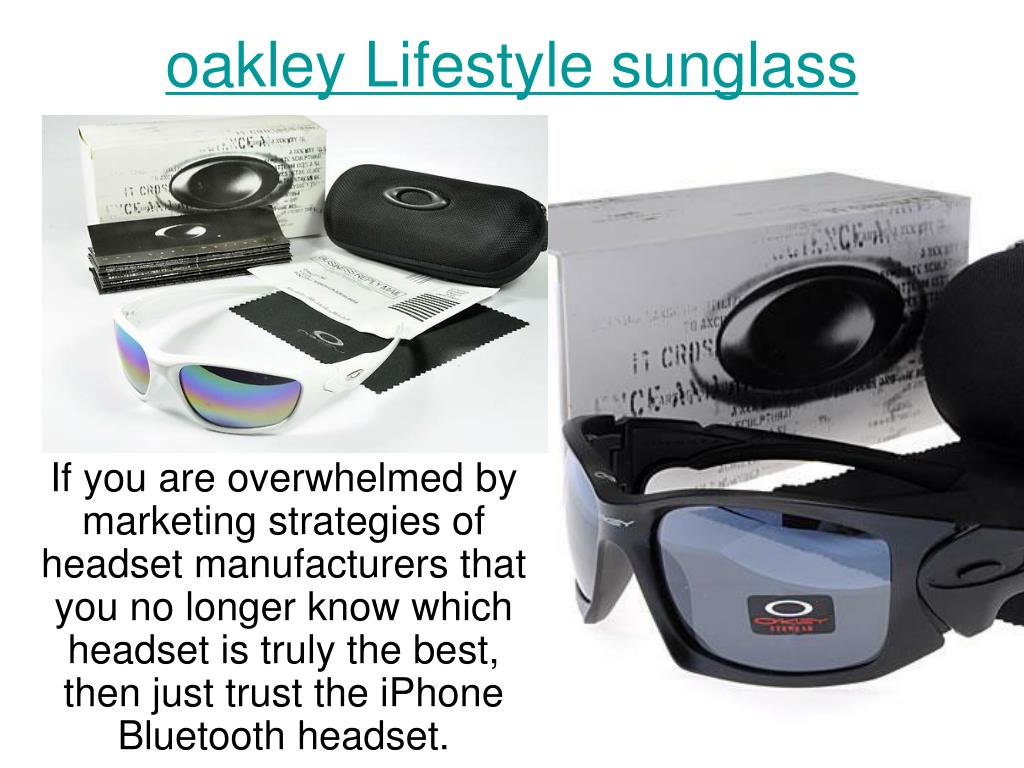 PPT - oakley Lifestyle sunglass PowerPoint Presentation, free download -  ID:687681