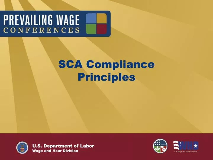 sca compliance principles n.