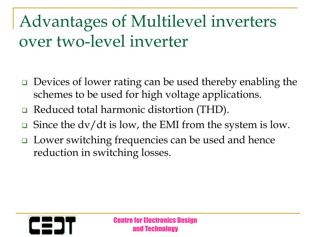 PPT - Sheron Figarado PowerPoint Presentation, free download - ID:689681 Advantages And Disadvantages Of Multilevel Inverter