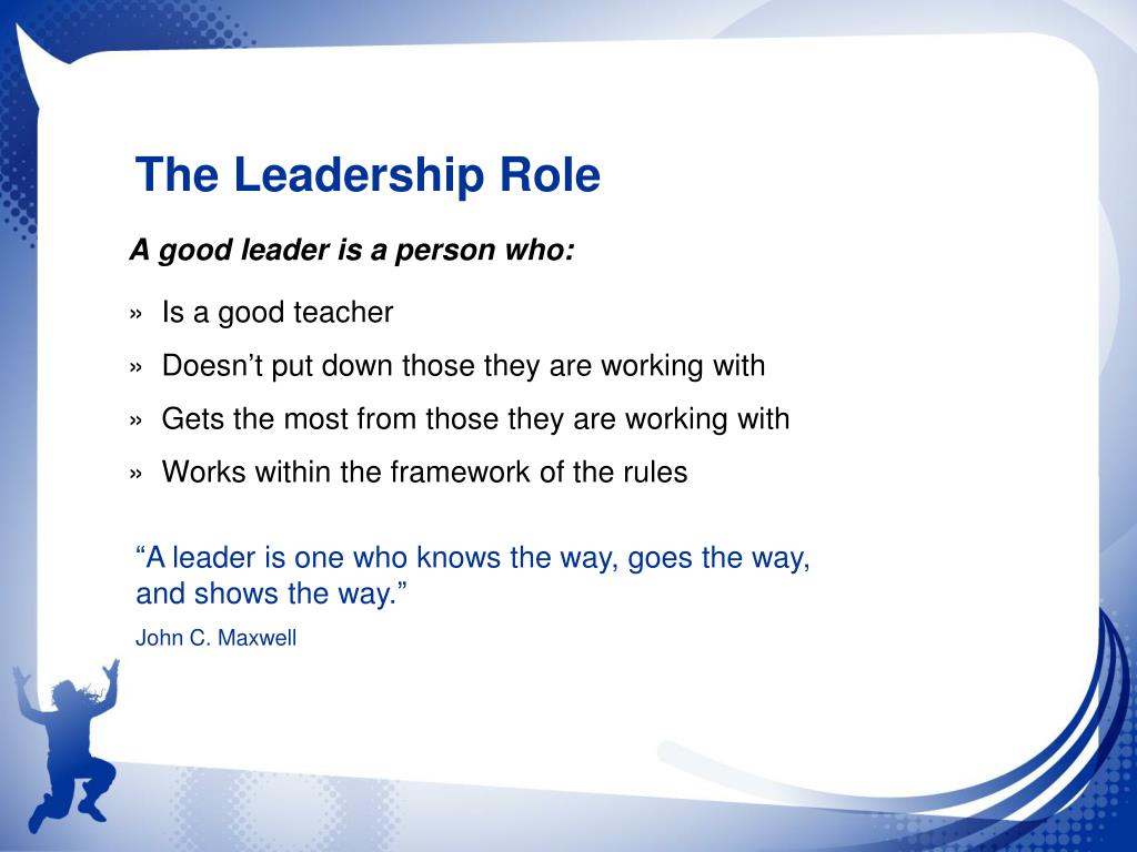 presentation for leadership role