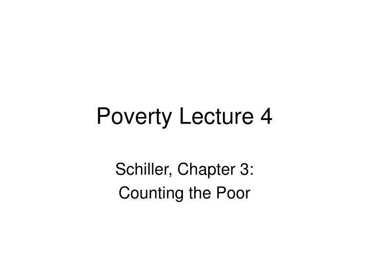 poverty lecture 4 n.