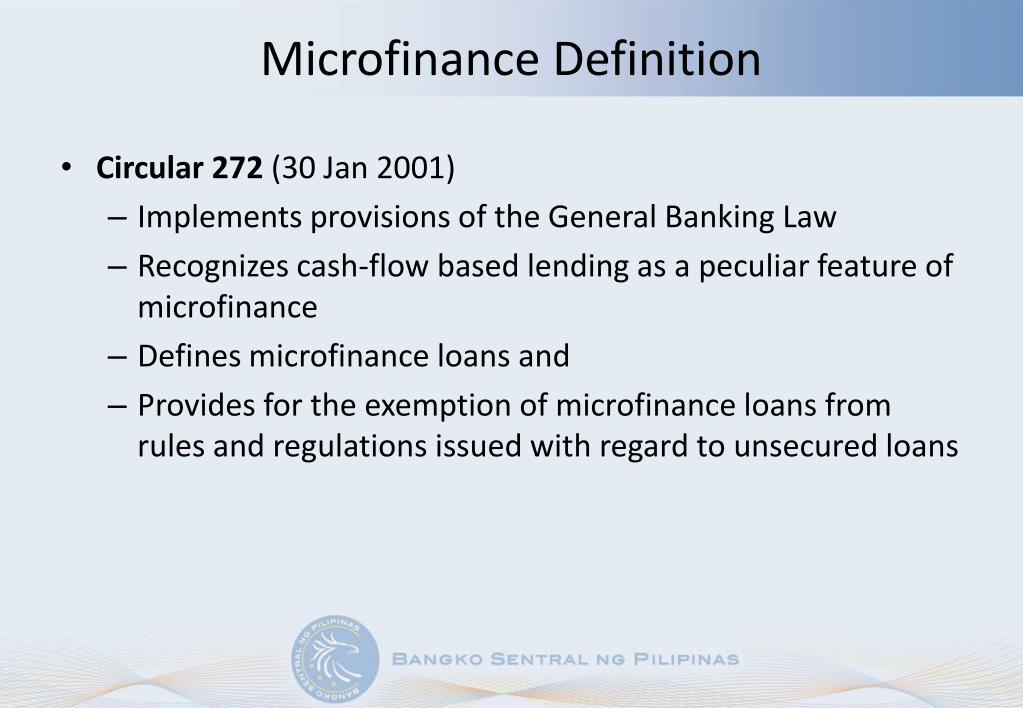 what is microfinance institutions