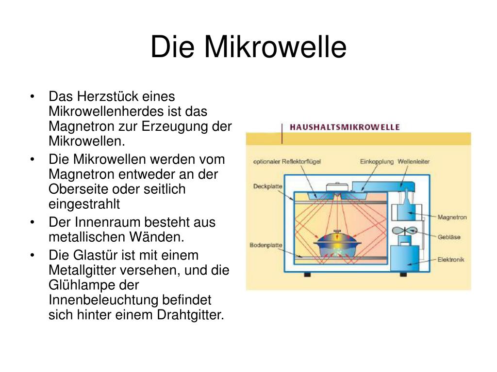 PPT  Die Mikrowelle PowerPoint Presentation free download  ID 692128