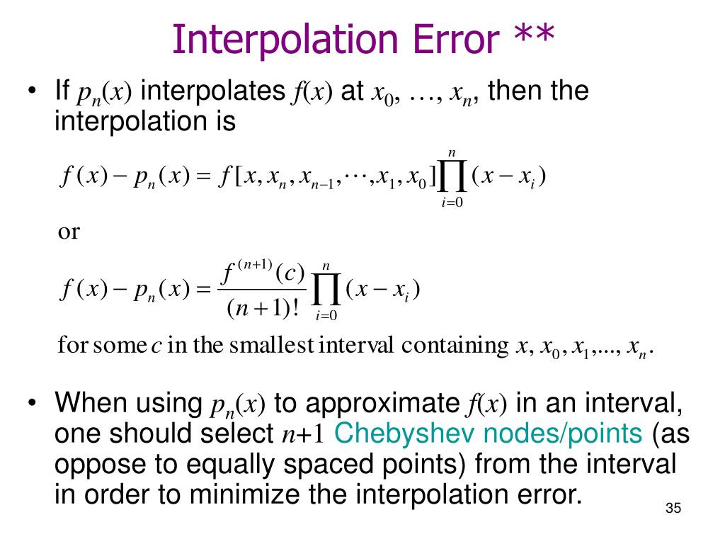 PPT - Curve-Fitting Polynomial Interpolation PowerPoint Presentation ...
