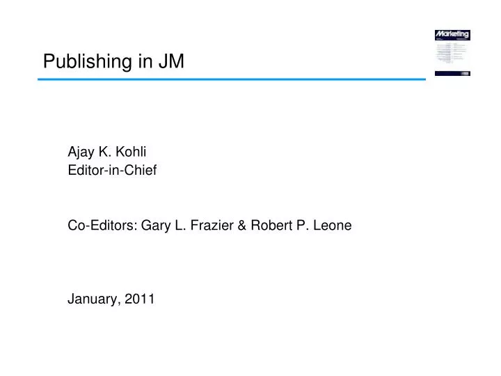 publishing in jm n.