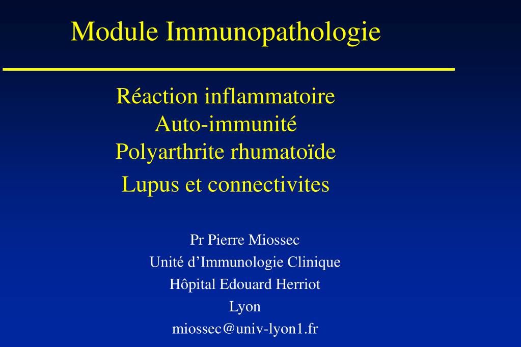 Ppt Module Immunopathologie R 233 Action Inflammatoire Auto Immunit 233 Polyarthrite Rhumato 239 De Lupus Sle Business Presentation