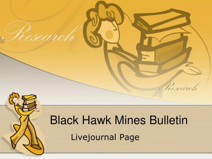 black hawk mines bulletin n.
