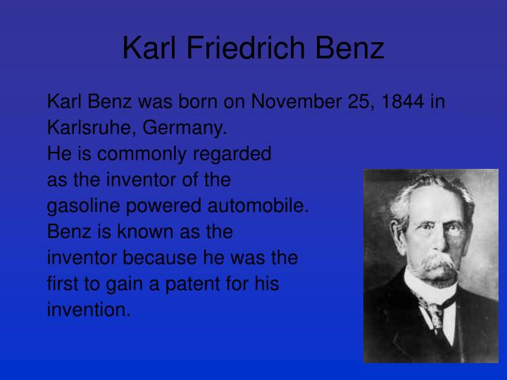 Ppt - Karl Benz Powerpoint Presentation, Free Download - Id:698597