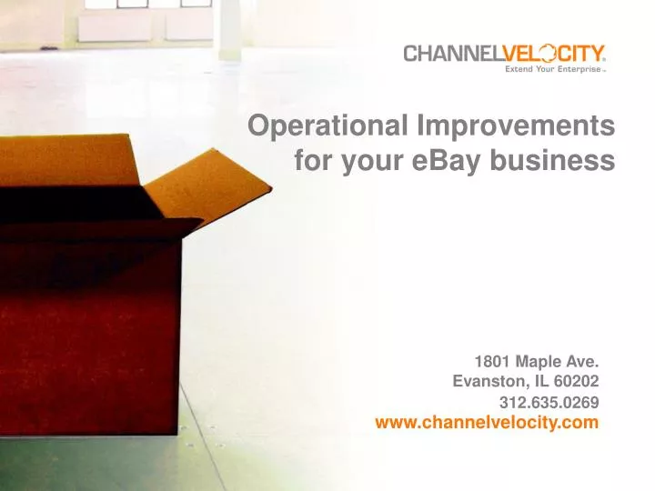 operational improvements for your ebay business n.
