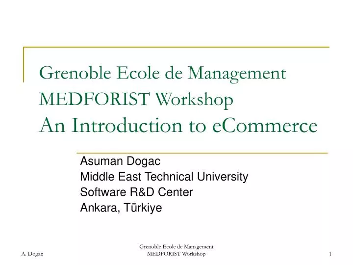 grenoble ecole de management medforist workshop an introduction to ecommerce n.
