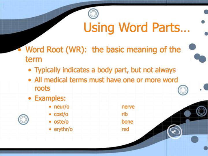 Ppt Ch 5 Medical Terminology Powerpoint Presentation Free Download Id