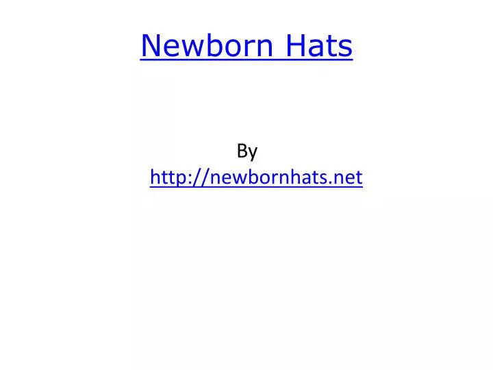 newborn hats n.