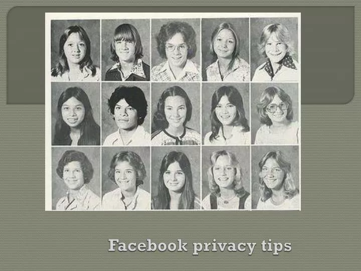 facebook privacy tips n.