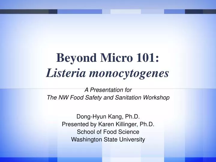 beyond micro 101 listeria monocytogenes n.