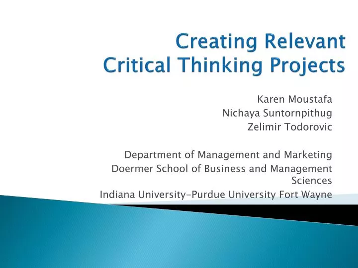 critical thinking powerpoint presentation ppt critical thinking powerpoint presentation ppt