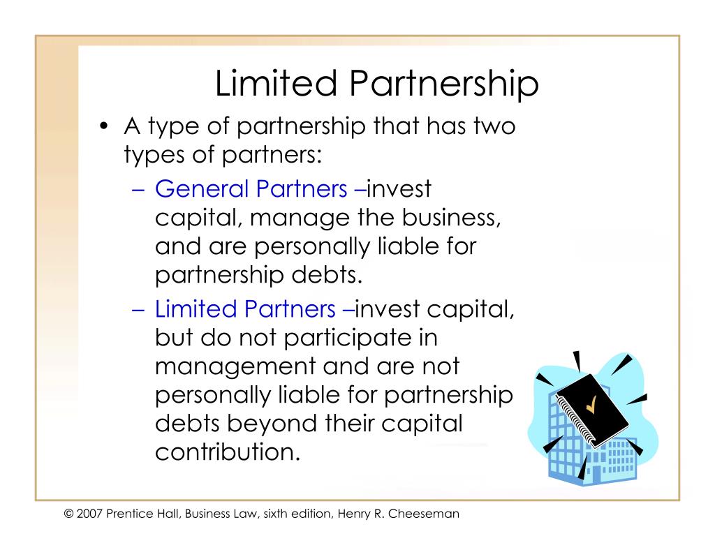 Ppt Chapter 35 Limited Partnerships Powerpoint Presentation Free Download Id