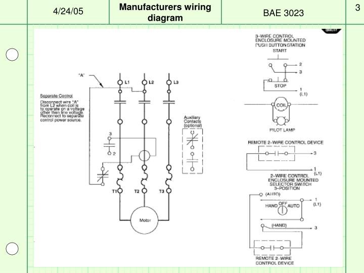 Motor Control Wiring Diagram Ppt