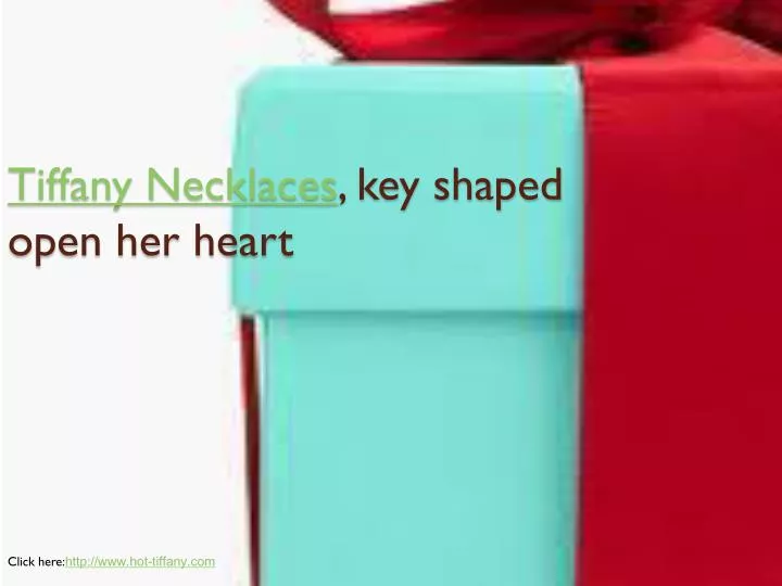 tiffany necklaces key shaped open her heart n.
