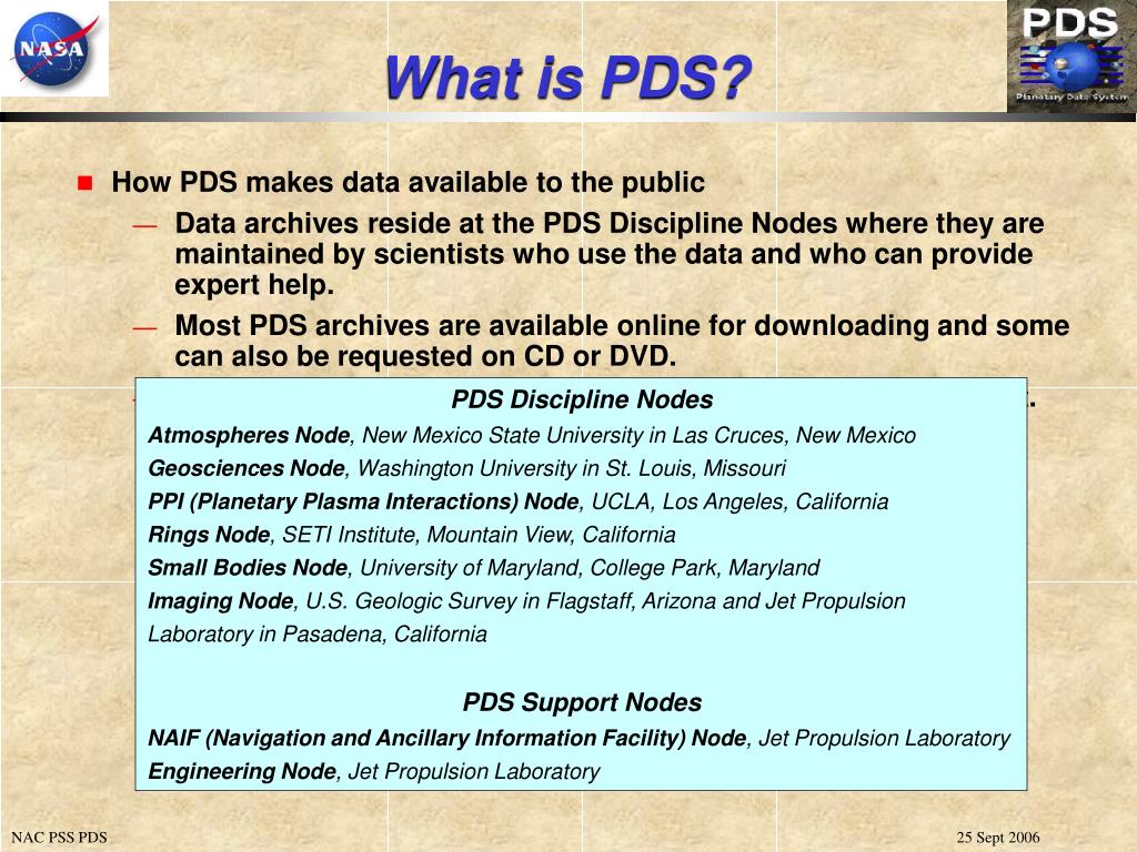 PPT PDS And LRO Data Archiving PowerPoint Presentation Free 