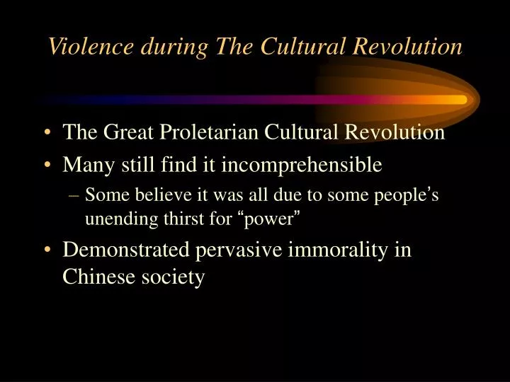violence during the cultural revolution n.
