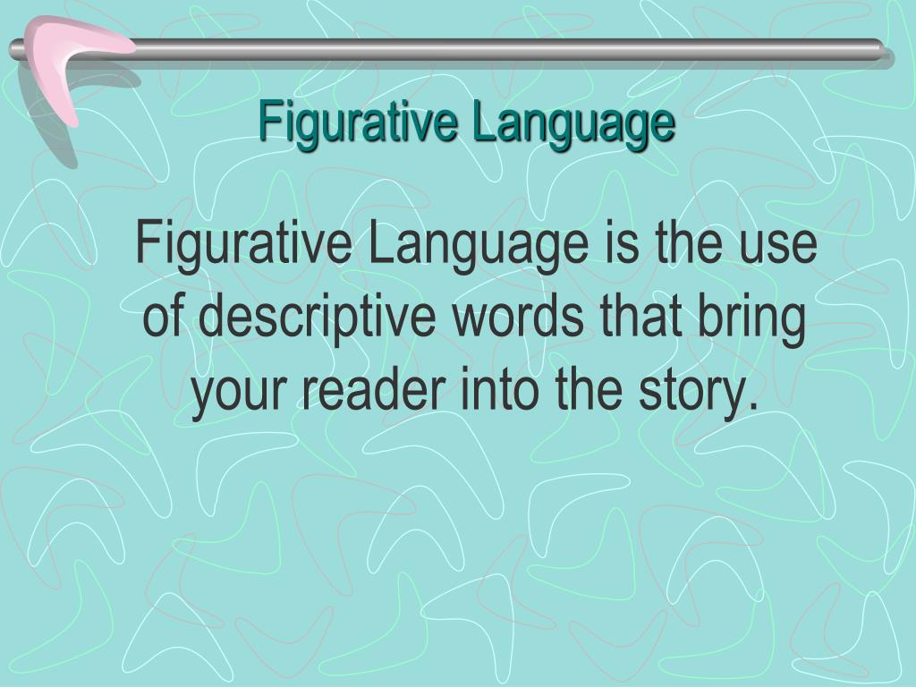 narrative essay figurative language