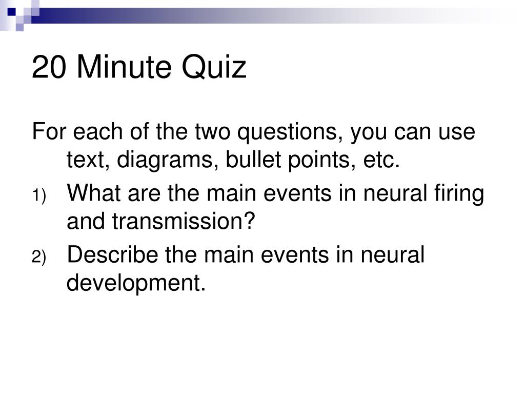 how to make a 20 minute presentation