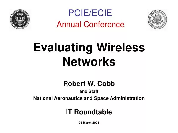 evaluating wireless networks n.