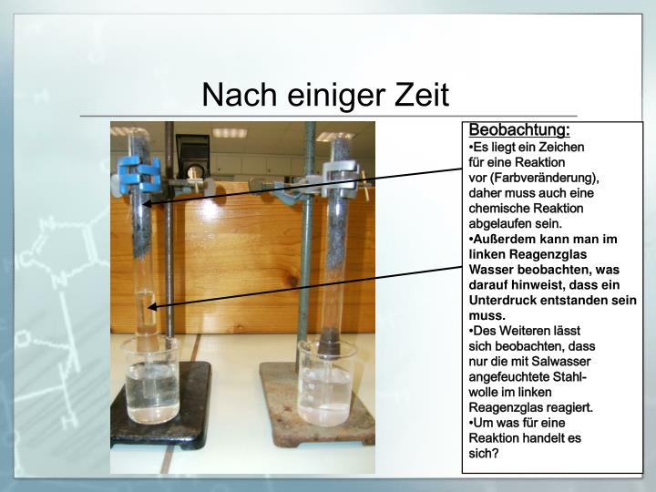 PPT - Rosten von Eisen – Korrosion von Eisen PowerPoint Presentation -  ID:709236