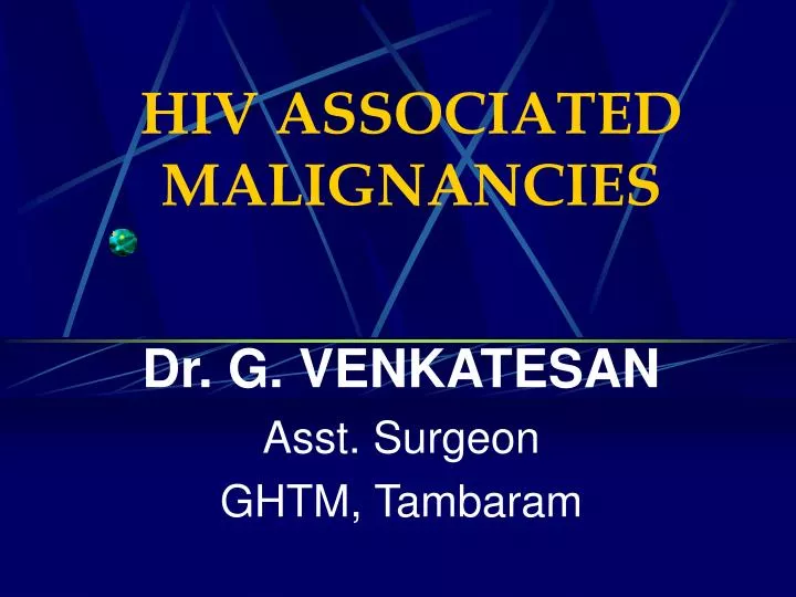 hiv associated malignancies n.