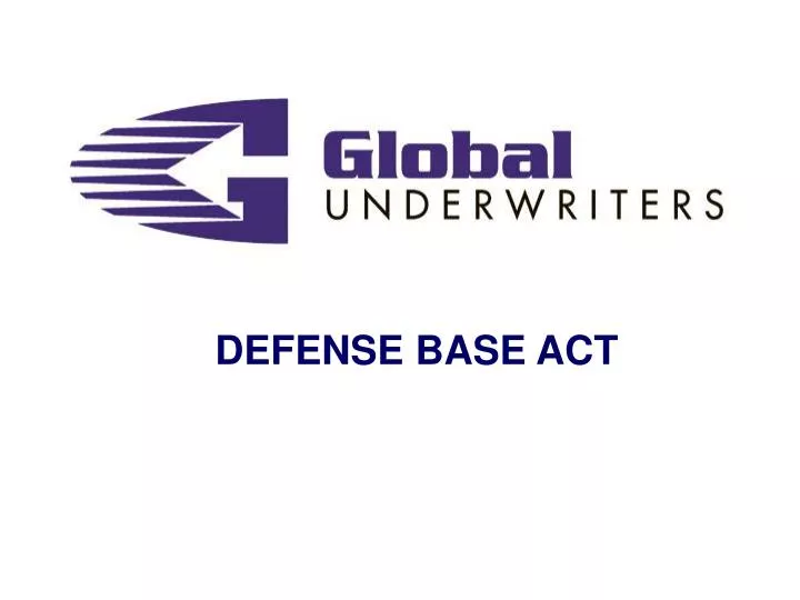 defense base act n.