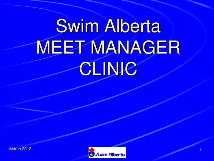 swim alberta meet manager clinic n.