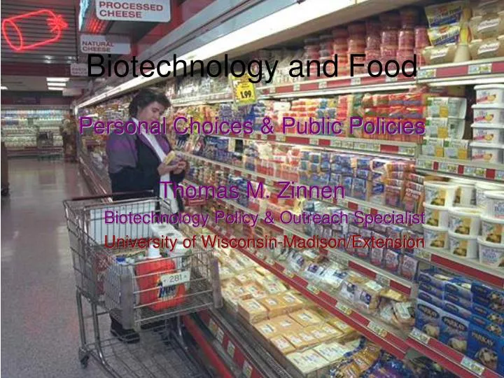 biotechnology and food n.