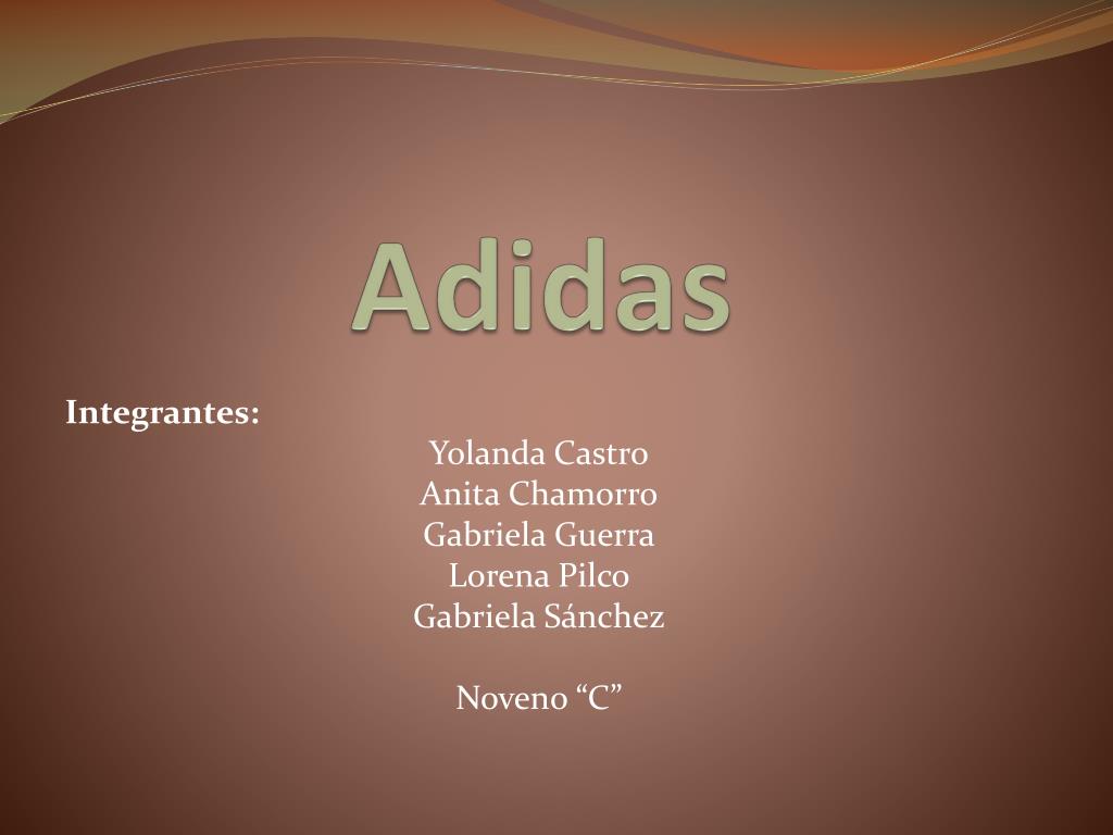 PPT - Adidas PowerPoint Presentation, free download - ID:711310