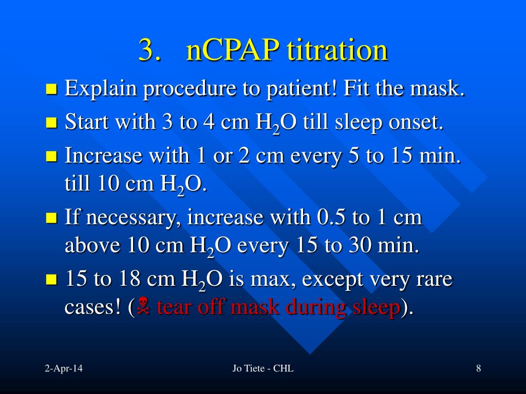 PPT Guidelines to CPAP & BiLevel device pressure titration in adults