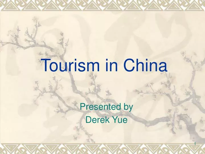 tourism in china n.