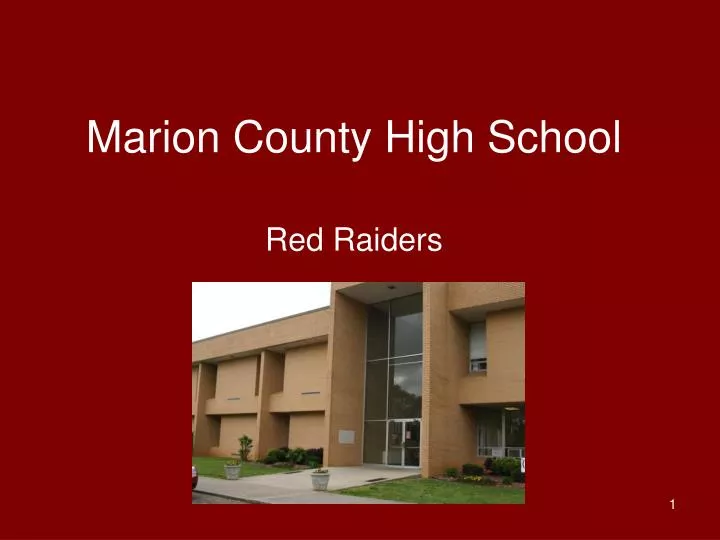 marion county high school n.
