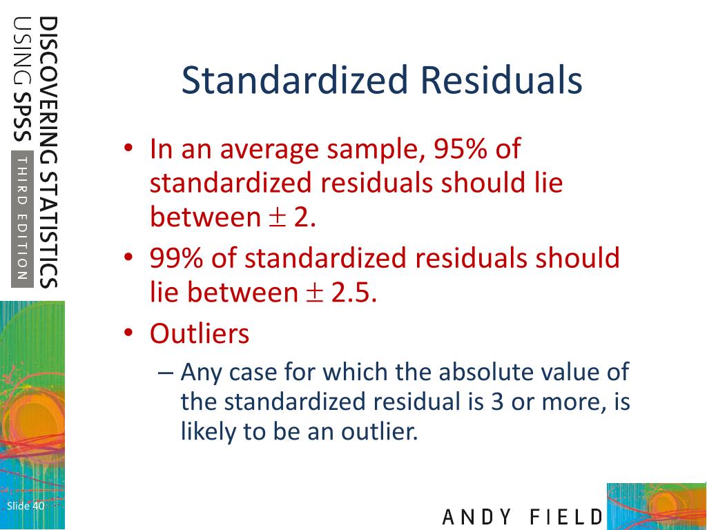 residual statistics residual statistics