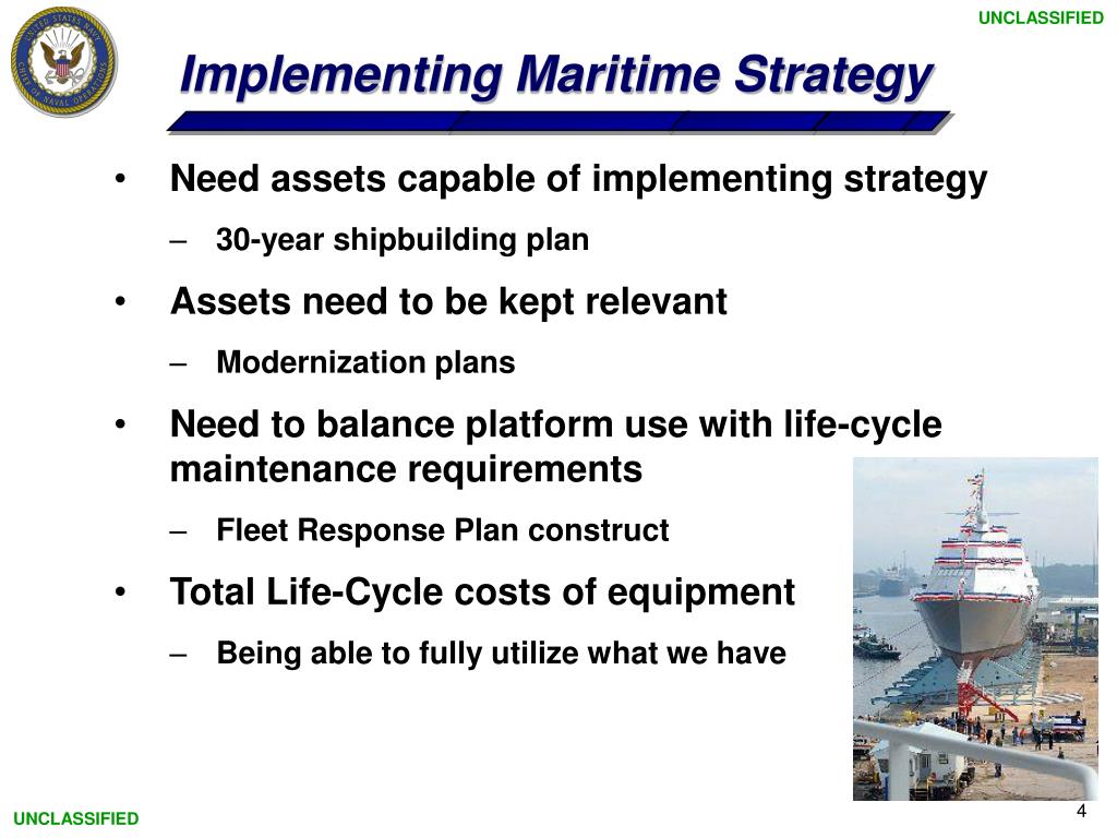 PPT The Maritime Strategy, Fleet Response Plan & Maintenance