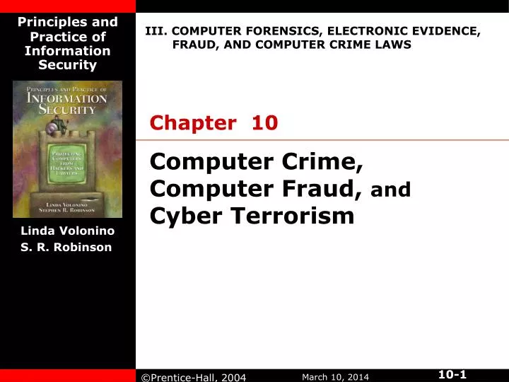 computer crime computer fraud and cyber terrorism n.