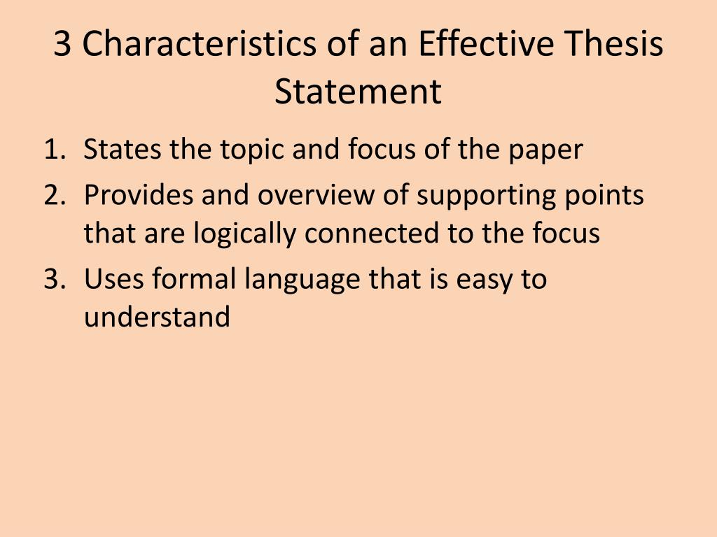 PPT Thesis Statements PowerPoint Presentation Free Download ID 717343