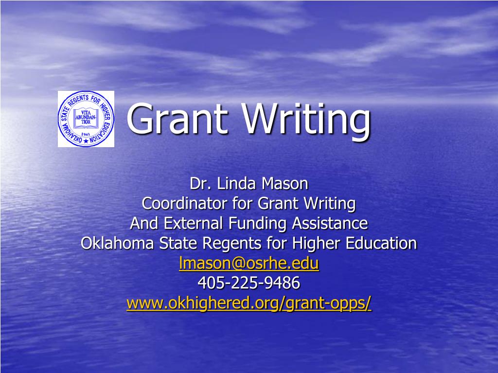 grant writing powerpoint presentation