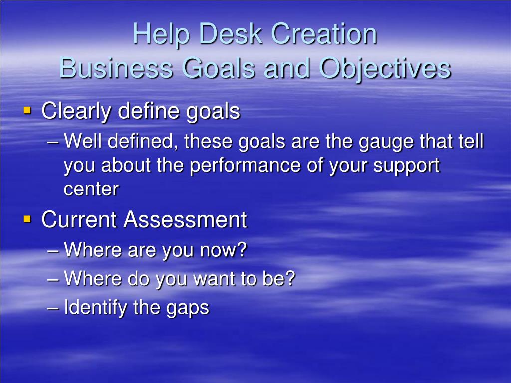 Ppt Establishing A Service Desk Powerpoint Presentation Free