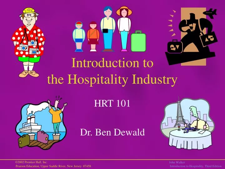 introduction to the hospitality industry n.