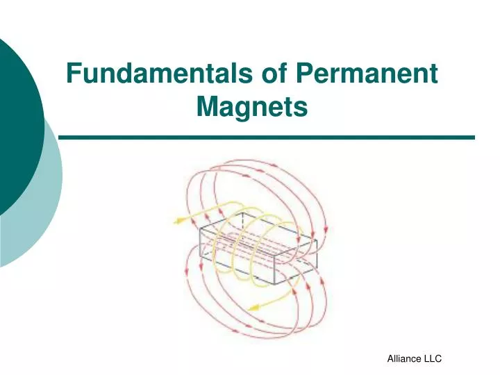 fundamentals of permanent magnets n.