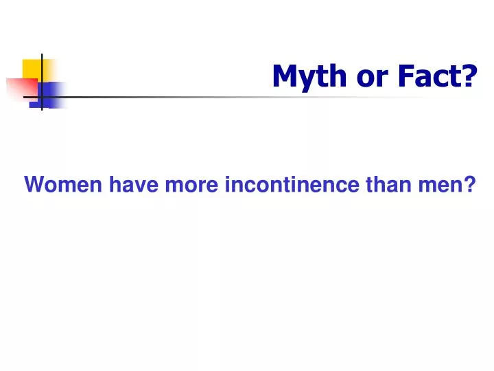 myth or fact n.