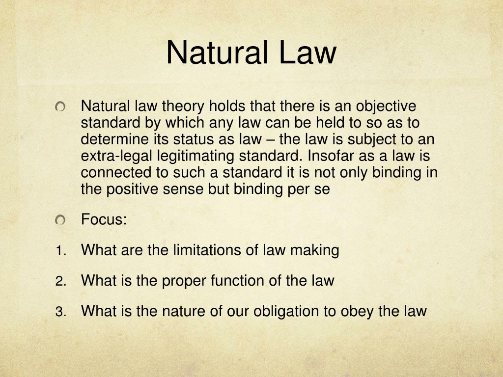 natural law and positive law essay
